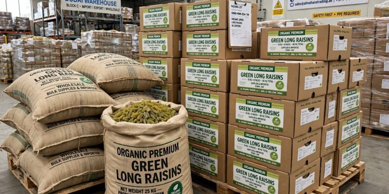 wholesale green raisins Dubai supplier