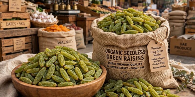 green raisins Dubai premium long